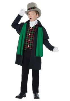 California Costume Collection Holiday Caroler Boy's Costume