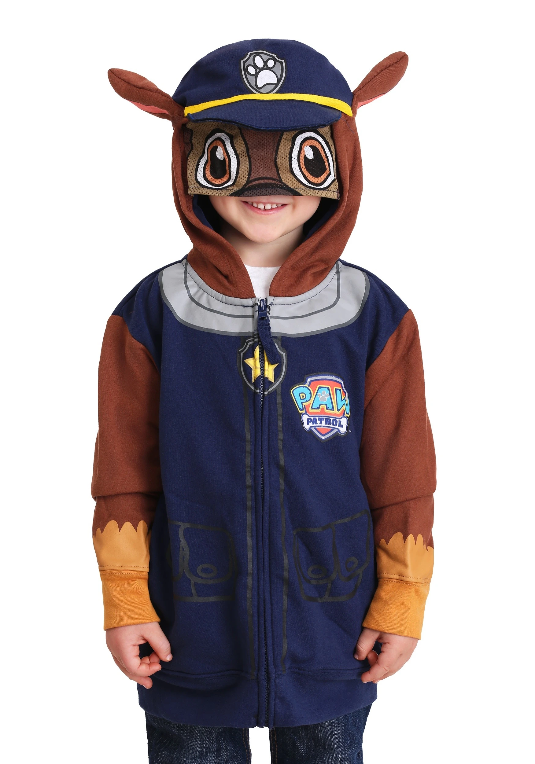 Freeze Paw Patrol Chase Boys Costume Hoodie 1 Freeze Paw Patrol Chase Boys Costume Hoodie