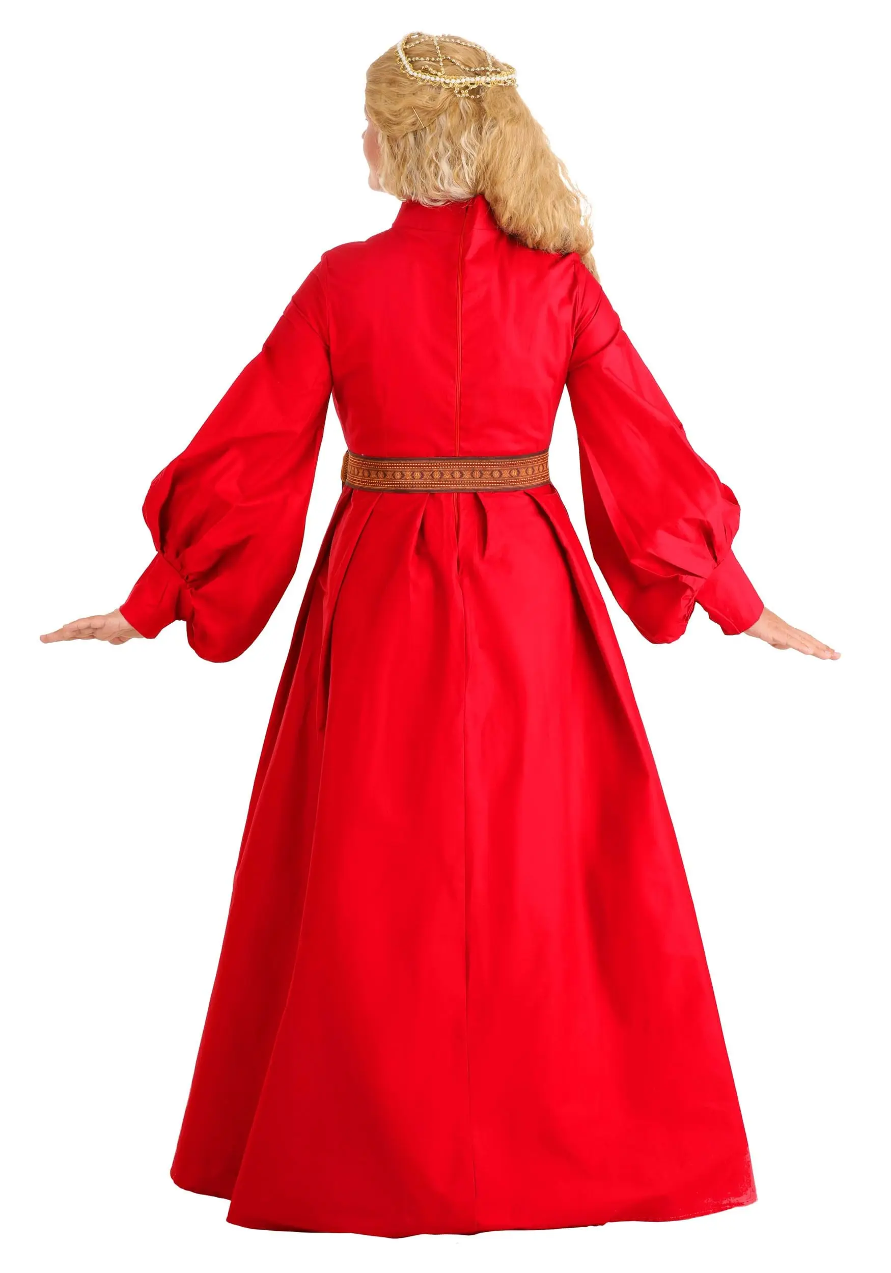 Meisheng Women's Princess Bride Buttercup Peasant Dress Costume 3 Meisheng Women's Princess Bride Buttercup Peasant Dress Costume - Image 3