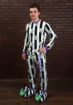 Cakeworthy Adult Beetlejuice PJ Set