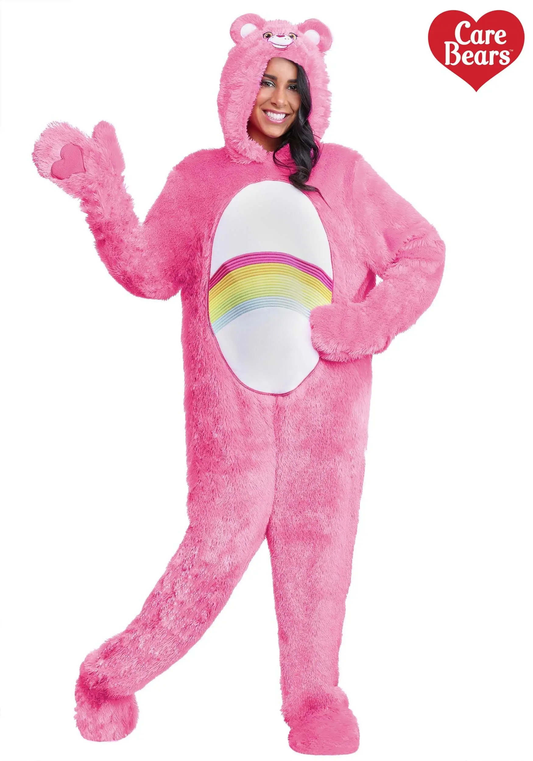 Fun Costumes Care Bears Adult Classic Cheer Bear Costume 1 Fun Costumes Care Bears Adult Classic Cheer Bear Costume