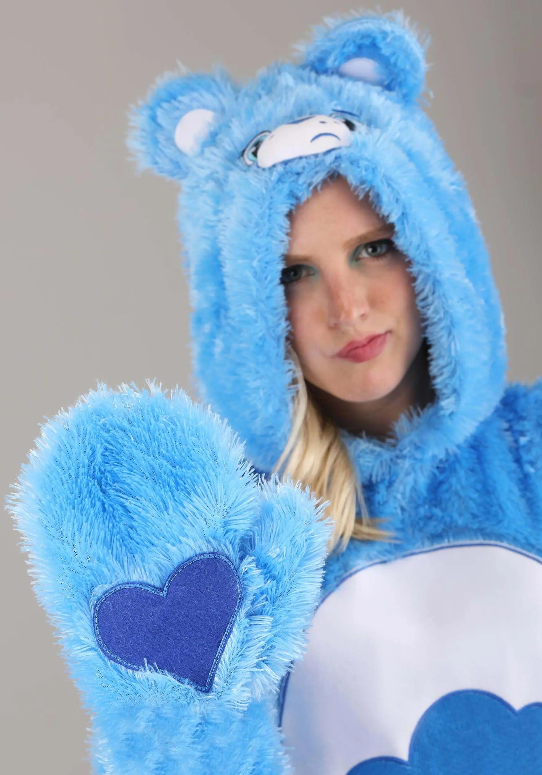 Fun Costumes Care Bears Classic Adult Grumpy Bear Costume 6 Fun Costumes Care Bears Classic Adult Grumpy Bear Costume - Image 6