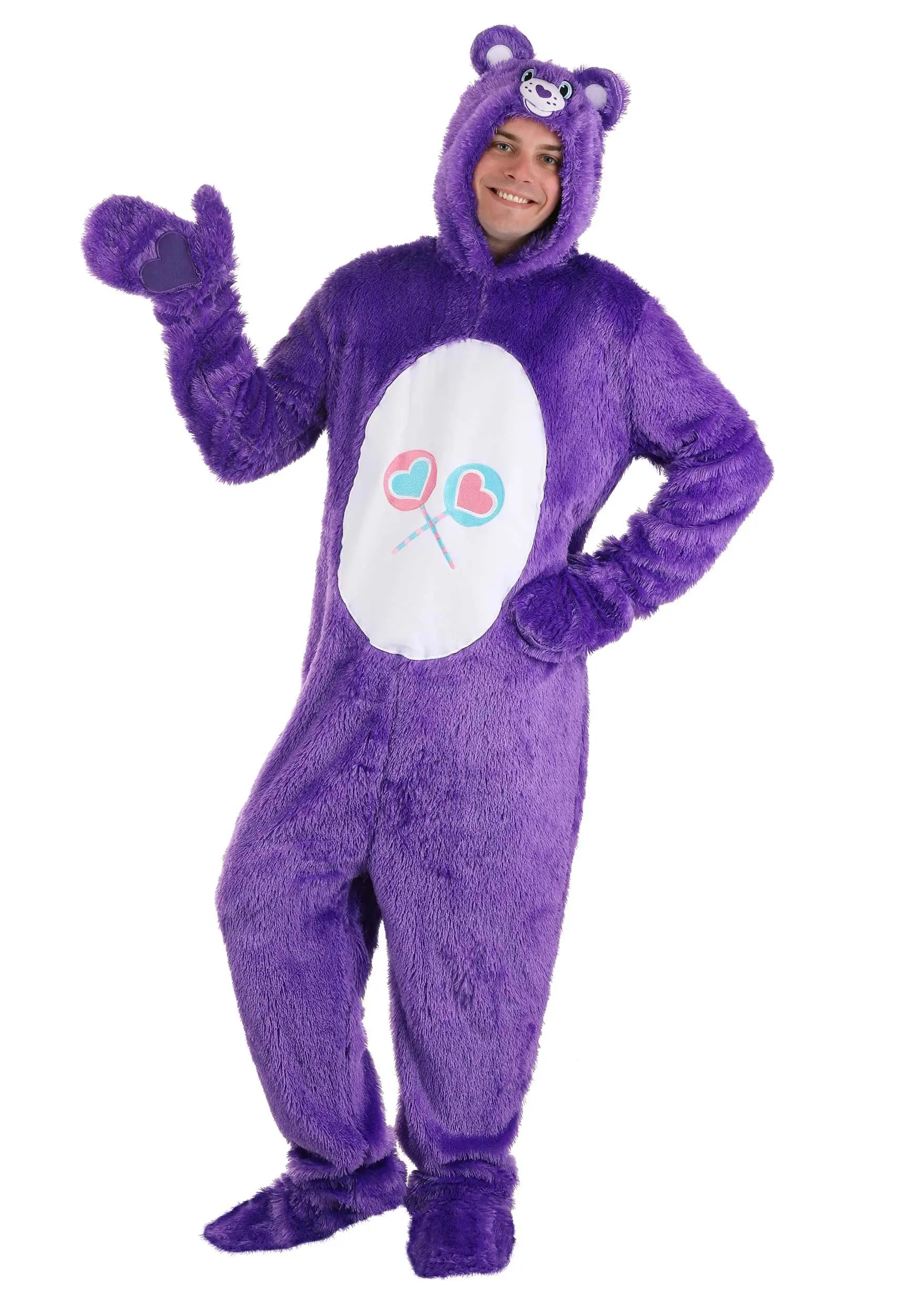 Fun Costumes Adult Care Bears Classic Share Bear Costume 2 Fun Costumes Adult Care Bears Classic Share Bear Costume - Image 2