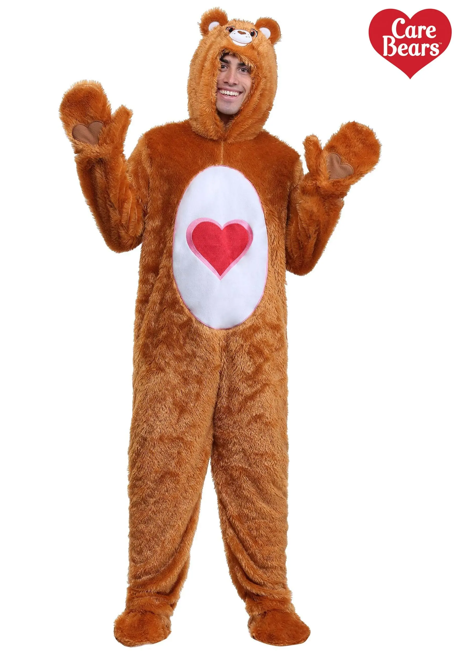 Fun Costumes Care Bears Adult Classic Tenderheart Bear Costume 1 Fun Costumes Care Bears Adult Classic Tenderheart Bear Costume