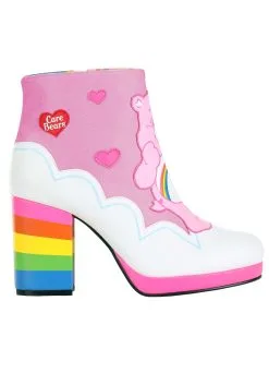 Dongguan Pei Feng Shoes Co., Ltd. Care Bears Ankle Boots: Cheer Bear -Cheap Anna Costumes Store care bears cheer bear ankle boots alt 10