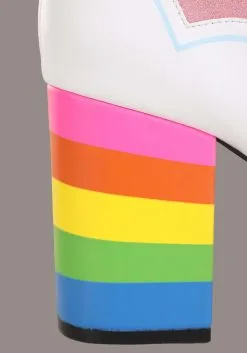 Dongguan Pei Feng Shoes Co., Ltd. Care Bears Ankle Boots: Cheer Bear -Cheap Anna Costumes Store care bears cheer bear ankle boots alt 6