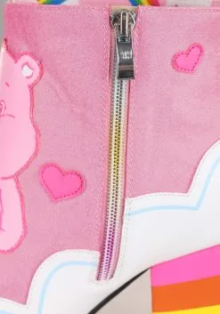Dongguan Pei Feng Shoes Co., Ltd. Care Bears Ankle Boots: Cheer Bear -Cheap Anna Costumes Store care bears cheer bear ankle boots alt 7