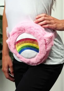 OMG Handbags Care Bears Cheer Bear Fanny Pack For Adults -Cheap Anna Costumes Store care bears cheer bear fanny pack alt 4