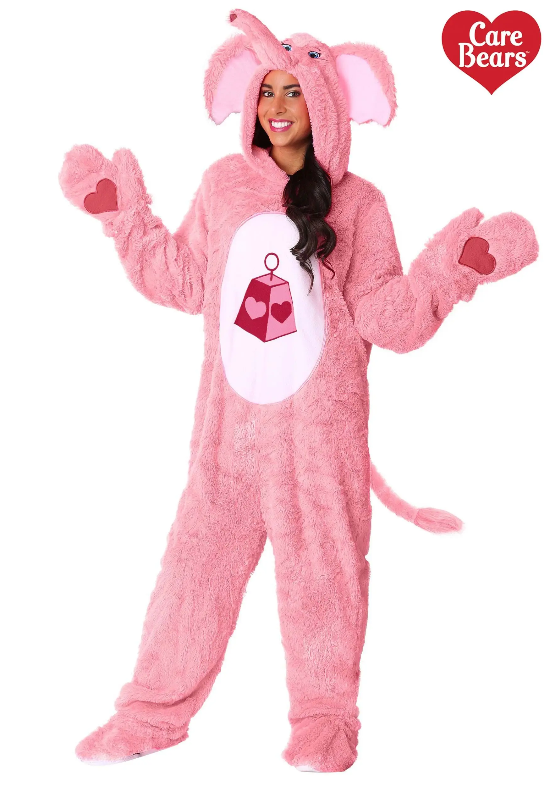 Fun Costumes Lotsa Heart Elephant Care Bears Adult Costume 1 Fun Costumes Lotsa Heart Elephant Care Bears Adult Costume