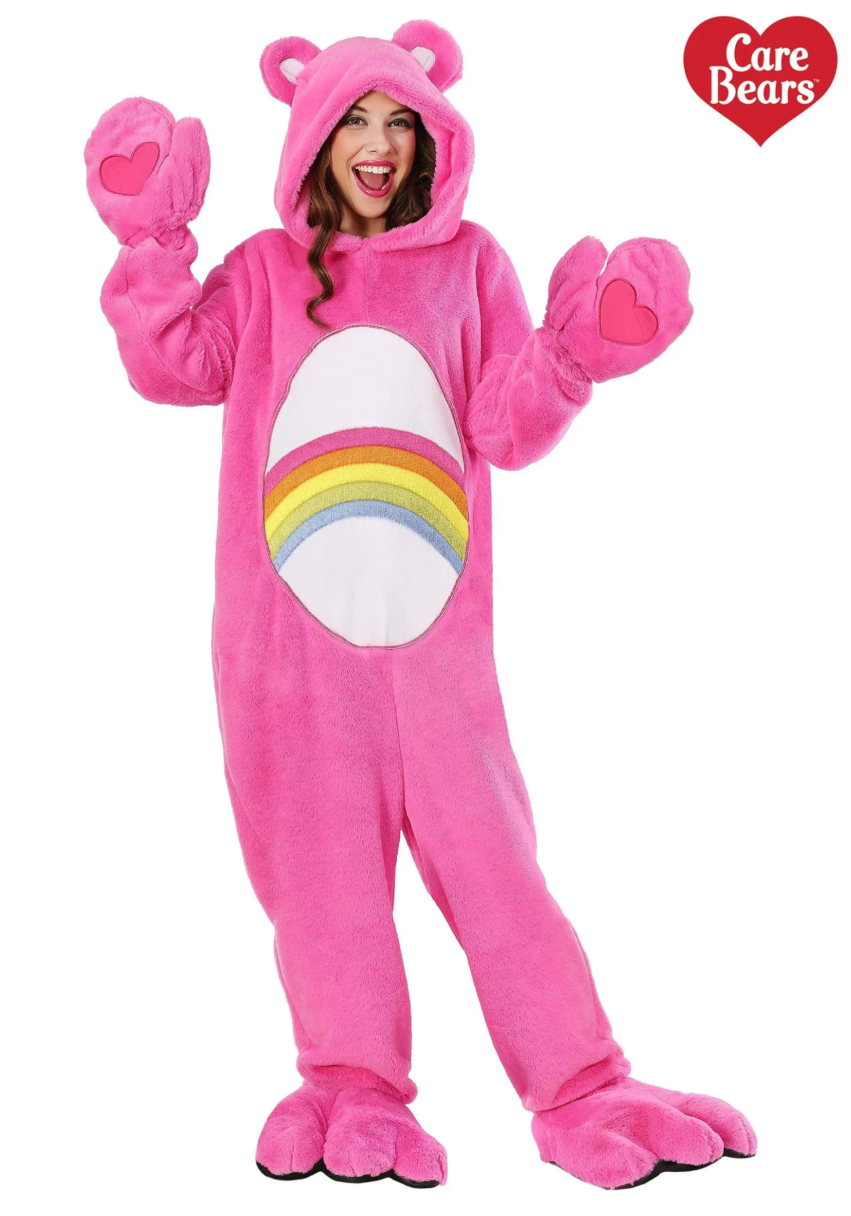 Fun Costumes Deluxe Care Bears Cheer Bear Adult Costume 1 Fun Costumes Deluxe Care Bears Cheer Bear Adult Costume