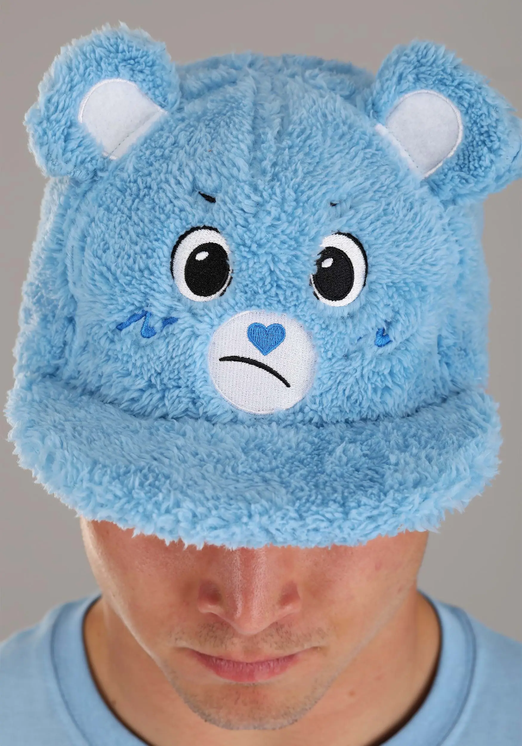 Elope Care Bears Grumpy Bear Fuzzy Cap 5 Elope Care Bears Grumpy Bear Fuzzy Cap - Image 5