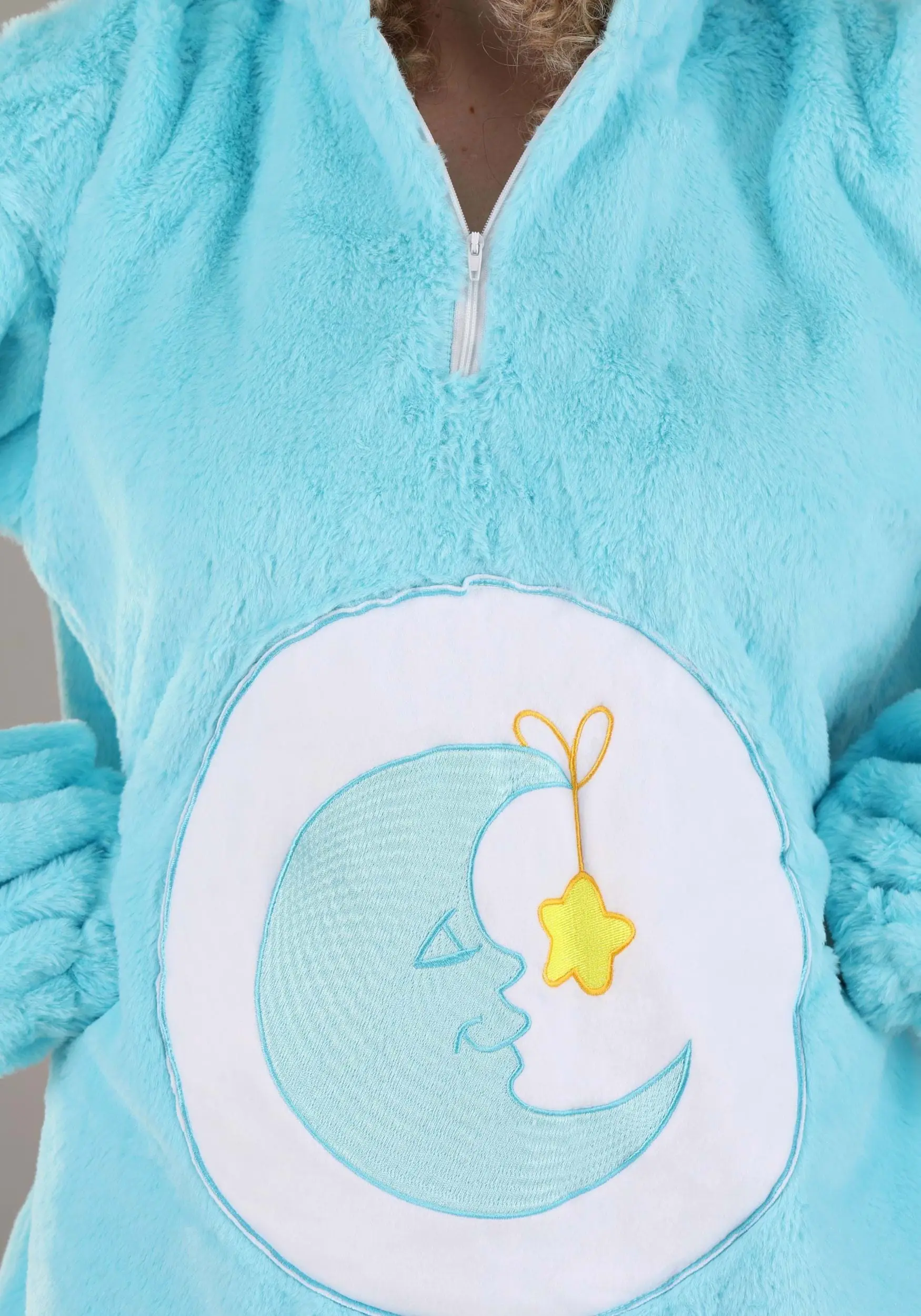 Fun Costumes Care Bears Deluxe Bedtime Bear Hoodie Women's Costume 4 Fun Costumes Care Bears Deluxe Bedtime Bear Hoodie Women's Costume - Image 4