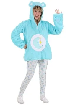 Fun Costumes Care Bears Deluxe Bedtime Bear Hoodie Women's Costume 11 Fun Costumes Care Bears Deluxe Bedtime Bear Hoodie Women's Costume -Cheap Anna Costumes Store care bears womens deluxe bedtime bear alt 4