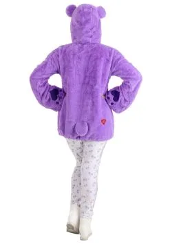 Fun Costumes Care Bears Deluxe Share Bear Hoodie Women's Costume -Cheap Anna Costumes Store care bears womens deluxe share bear hoodie costum alt 2