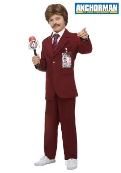 Fun Costumes Child Anchorman Ron Burgundy Costume