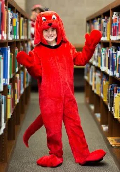Fun Costumes Clifford The Big Red Dog Kids Costume 8 Fun Costumes Clifford The Big Red Dog Kids Costume -Cheap Anna Costumes Store child clifford the big red dog costume alt 3