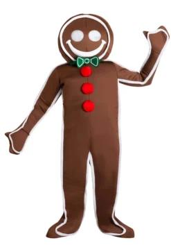 Fun Costumes Iced Gingerbread Man Costume For Kids 9 Fun Costumes Iced Gingerbread Man Costume For Kids -Cheap Anna Costumes Store child iced gingerbread man costume alt 4