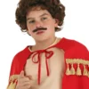 Partytime Costume & Lingerie (Yiwu) Factory Child Nacho Libre Mustache And Wig