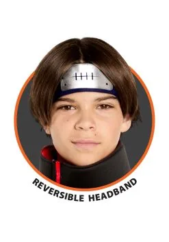 InSpirit Naruto Shippuden Akatsuki Costume For Children -Cheap Anna Costumes Store child naruto shippuden akatsuki costume alt 2