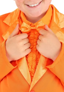 Fun Costumes Kids Orange Tuxedo Costume -Cheap Anna Costumes Store child orange tuxedo costume 2