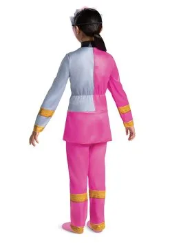 Disguise Power Rangers Dino Fury Pink Ranger Costume For Kids -Cheap Anna Costumes Store child power rangers dino fury pink ranger costume alt 7
