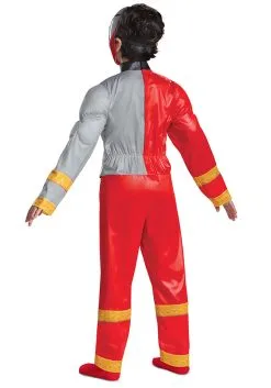 Disguise Power Rangers Dino Fury Red Ranger Costume For Kids -Cheap Anna Costumes Store child power rangers dino fury red ranger costume alt 8