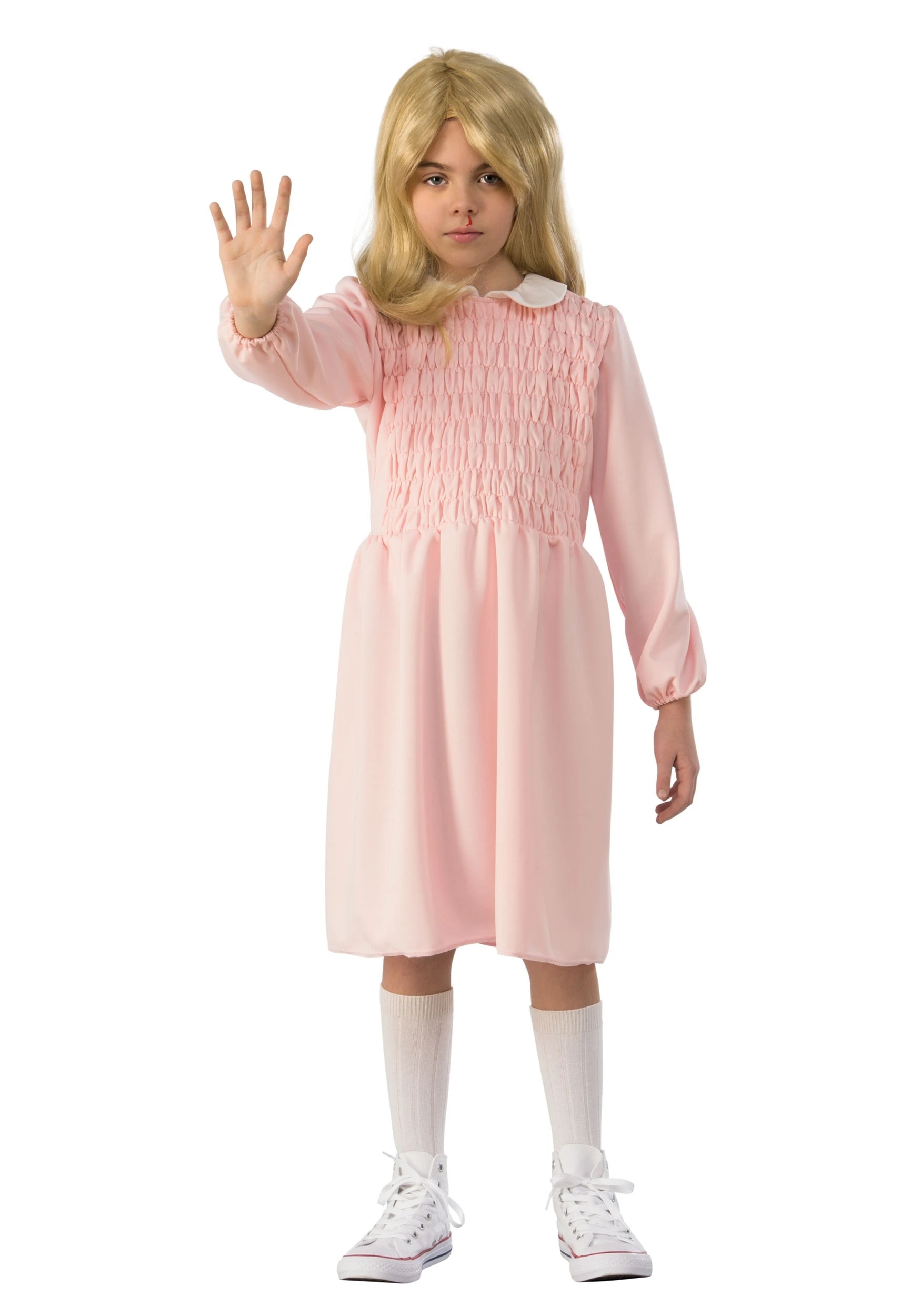 Rubies Costume Co. Inc Eleven Long Sleeve Dress Stranger Things Child Costume 1 Rubies Costume Co. Inc Eleven Long Sleeve Dress Stranger Things Child Costume