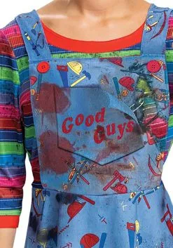 Disguise Child's Play Women's Deluxe Chucky Dress Costume -Cheap Anna Costumes Store childs play womens deluxe chucky dress costume alt 2