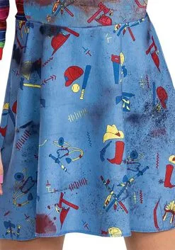 Disguise Child's Play Women's Deluxe Chucky Dress Costume -Cheap Anna Costumes Store childs play womens deluxe chucky dress costume alt 3