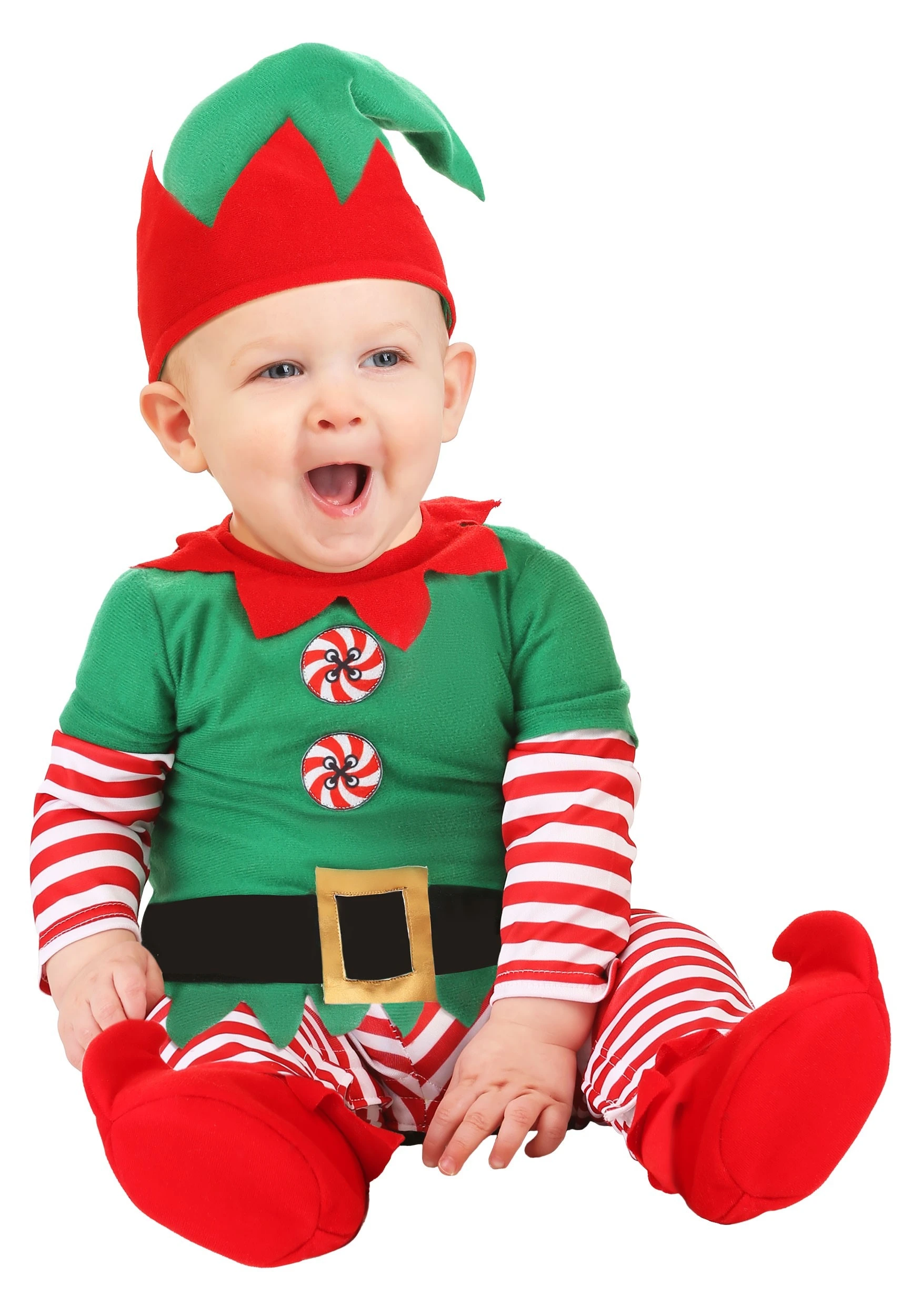 Fun Costumes Christmas Elf Infant Costume 1 Fun Costumes Christmas Elf Infant Costume