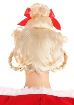 Fun Costumes Christmas Girl Blonde Wig 13 Fun Costumes Christmas Girl Blonde Wig -Cheap Anna Costumes Store christmas girl wig alt 4
