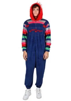 Bioworld Merchandising / Independent Sales Adult Chucky Good Guys Cosplay Union Suit
