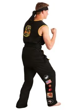 Fun Costumes Karate Kid Cobra Kai Costume For Men -Cheap Anna Costumes Store cobra kai costume alt 3