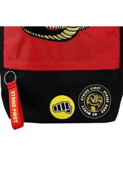 Bioworld Merchandising / Independent Sales Cobra Kai Embroidered Laptop Backpack 12 Bioworld Merchandising / Independent Sales Cobra Kai Embroidered Laptop Backpack -Cheap Anna Costumes Store cobra kai embroidered patches laptop backpack alt 5