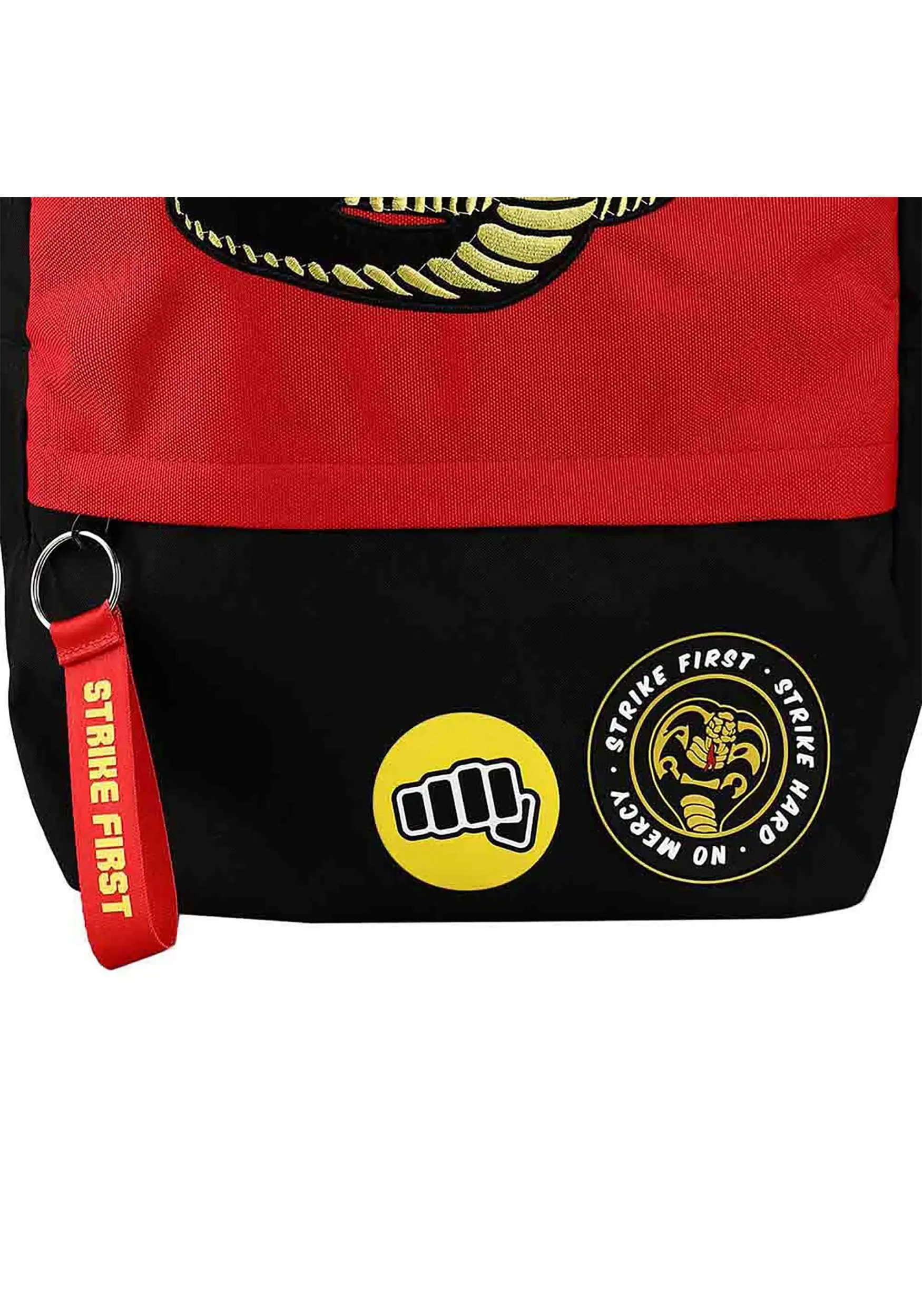 Bioworld Merchandising / Independent Sales Cobra Kai Embroidered Laptop Backpack 6 Bioworld Merchandising / Independent Sales Cobra Kai Embroidered Laptop Backpack - Image 6