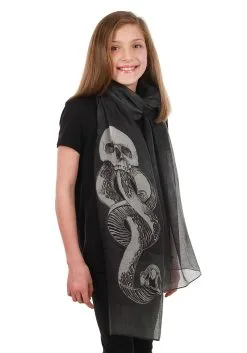 Elope Voldemort Dark Mark Lightweight Scarf -Cheap Anna Costumes Store dark mark lightweight scarf alt 1