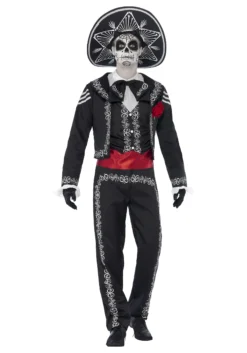 Smiffys Dia De Los Muertos Señor Bones Costume