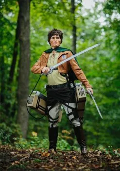 Fun Costumes Eren Jaeger Attack On Titan Deluxe Costume -Cheap Anna Costumes Store deluxe attack on titan eren jaeger costume alt2