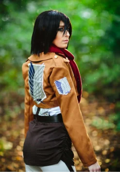 Fun Costumes Attack On Titan Mikasa Deluxe Costume -Cheap Anna Costumes Store deluxe attack on titan mikasa costume alt 4