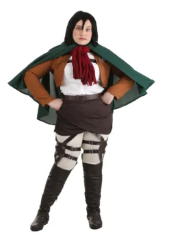 Fun Costumes Attack On Titan Mikasa Deluxe Costume -Cheap Anna Costumes Store deluxe attack on titan mikasa costume alt 8