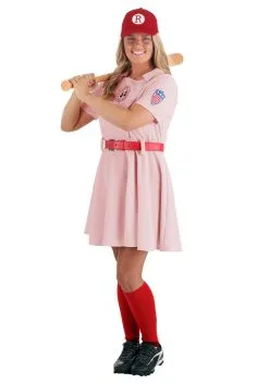 Fun Costumes A League Of Their Own Deluxe Dottie Costume 18 Fun Costumes A League Of Their Own Deluxe Dottie Costume -Cheap Anna Costumes Store deluxe dottie costume alt 8