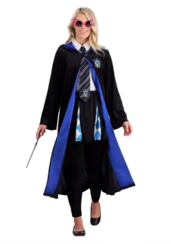 Jerry Leigh Deluxe Harry Potter Adult Plus Size Ravenclaw Robe Costume 9 Jerry Leigh Deluxe Harry Potter Adult Plus Size Ravenclaw Robe Costume -Cheap Anna Costumes Store deluxe harry potter plus size adult ravenclaw robe alt2