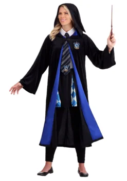 Jerry Leigh Deluxe Harry Potter Adult Plus Size Ravenclaw Robe Costume 10 Jerry Leigh Deluxe Harry Potter Adult Plus Size Ravenclaw Robe Costume -Cheap Anna Costumes Store deluxe harry potter plus size adult ravenclaw robe alt4