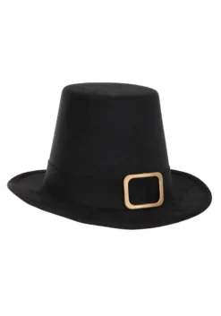 Elope Deluxe Brown Pilgrim Costume Hat 5 Elope Deluxe Brown Pilgrim Costume Hat -Cheap Anna Costumes Store deluxe pilgrim hat alt 1