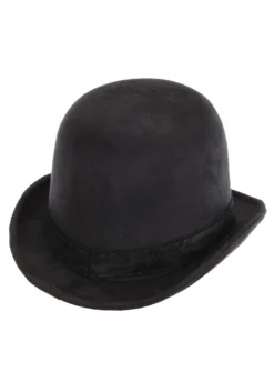 Elope Black Derby Top Costume Hat -Cheap Anna Costumes Store derby hat black alt 2