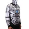 Elope Doctor Who Cyberman Full Zip Up Hoodie For Adults