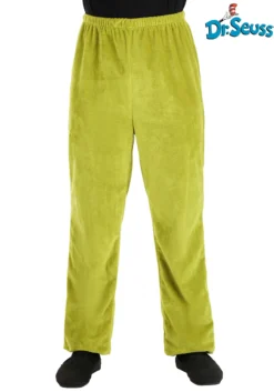 Elope Dr. Seuss Grinch Velboa Pants For Adults