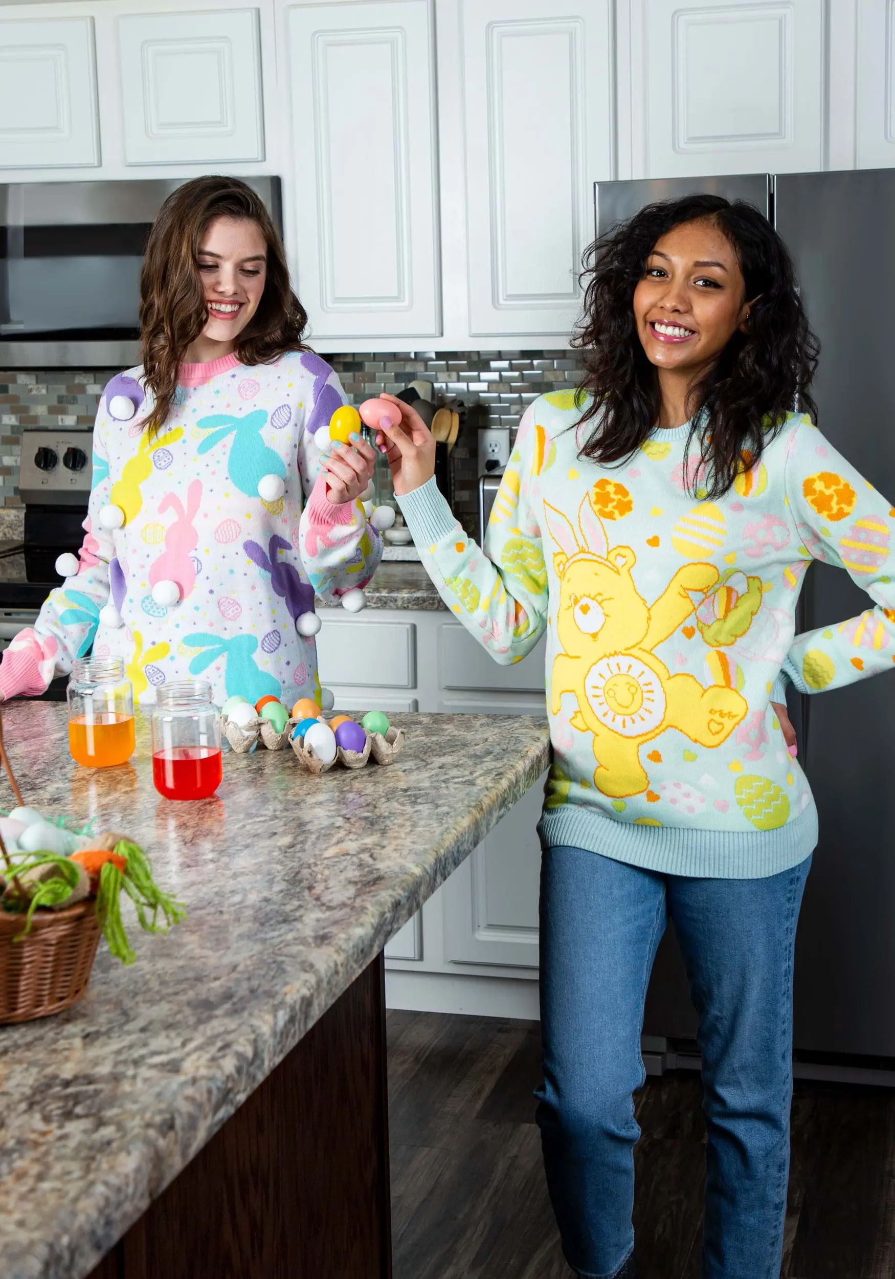 BigWan Apparel Co. Easter Bunny Adult Ugly Sweater 2 BigWan Apparel Co. Easter Bunny Adult Ugly Sweater - Image 2