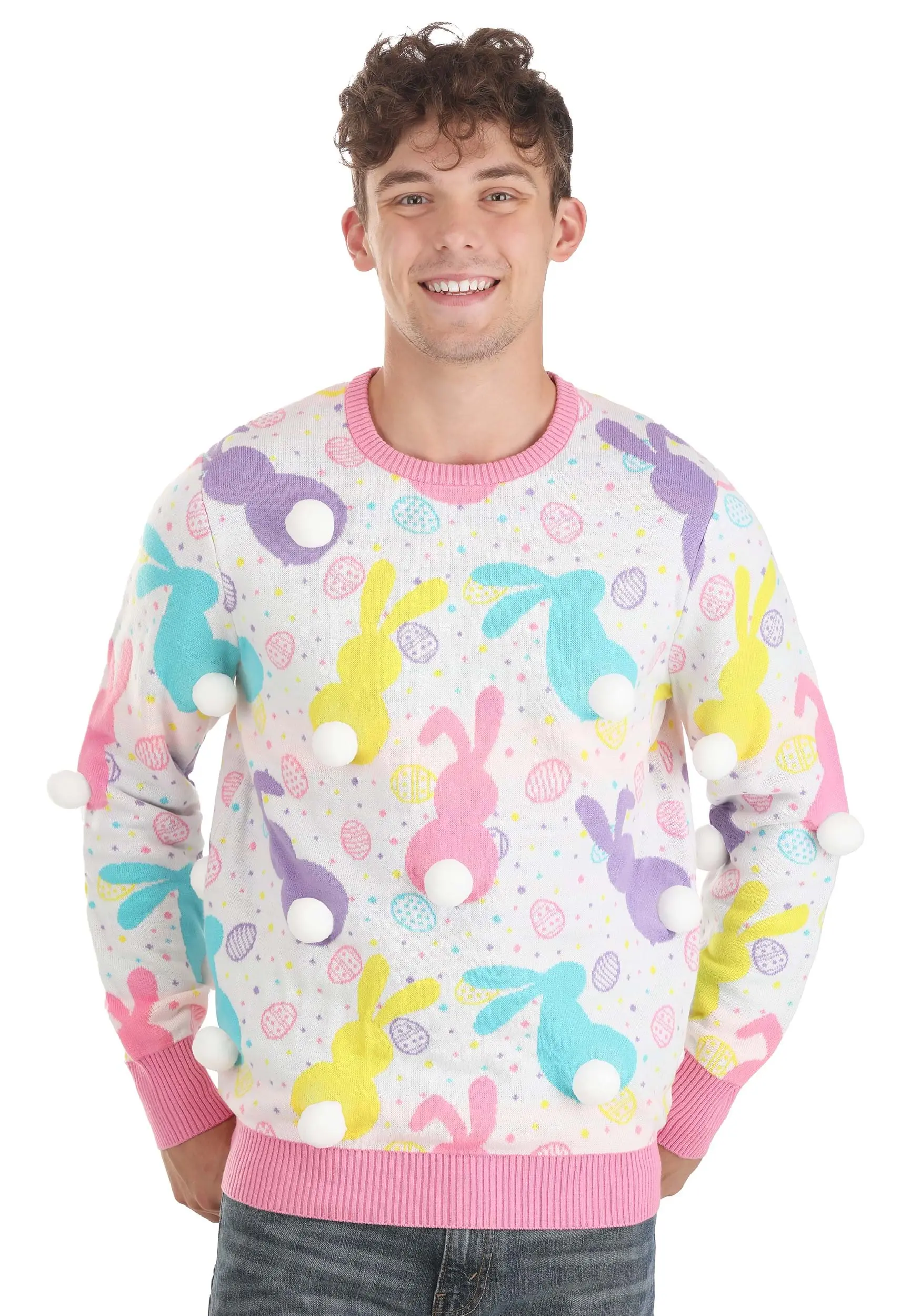 BigWan Apparel Co. Easter Bunny Adult Ugly Sweater 6 BigWan Apparel Co. Easter Bunny Adult Ugly Sweater - Image 6