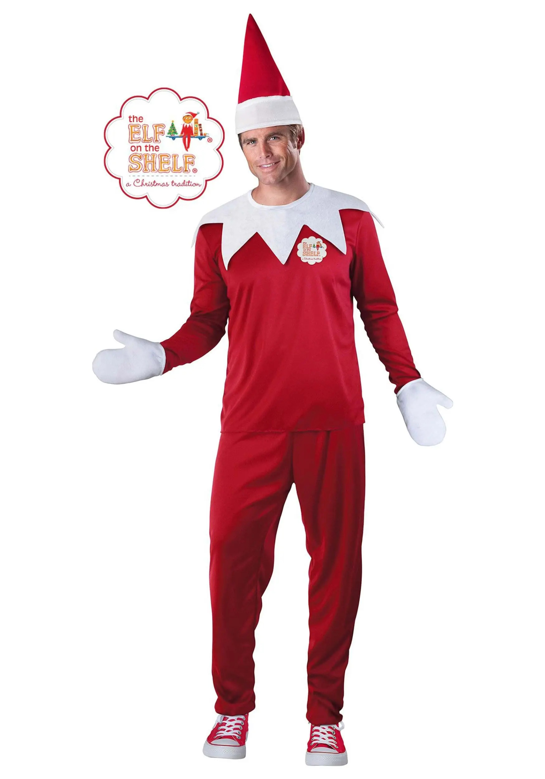 Fun World Men's Elf On The Shelf Costume 1 Fun World Men's Elf On The Shelf Costume